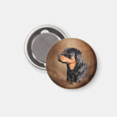 Rottweiler Magnet (Vorderseite/Rückseite)