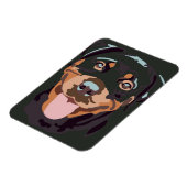 Rottweiler-Magnet Magnet (Linke Seite)