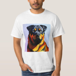 Rottweiler-Malerei T-Shirt