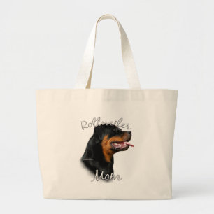 Rottweiler Mama 2 Jumbo Stoffbeutel