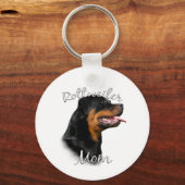 Rottweiler Mama 2 Schlüsselanhänger (Rückseite)