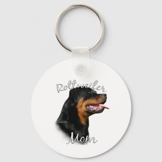 Rottweiler Mama 2 Schlüsselanhänger (Vorderseite)