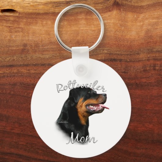 Rottweiler Mama 2 Schlüsselanhänger (Rückseite)