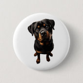 Rottweiler Mama Button (Vorderseite)
