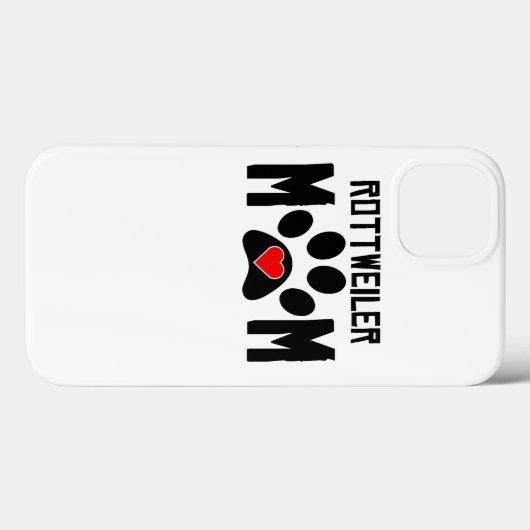 Rottweiler-Mama Case-Mate iPhone Hülle (Rückseite (Horizontal))
