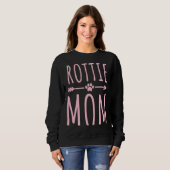 Rottweiler Mama Girls Dog Owner Rottie Mama Sweatshirt (Vorne ganz)
