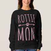 Rottweiler Mama Girls Dog Owner Rottie Mama Sweatshirt (Vorderseite)