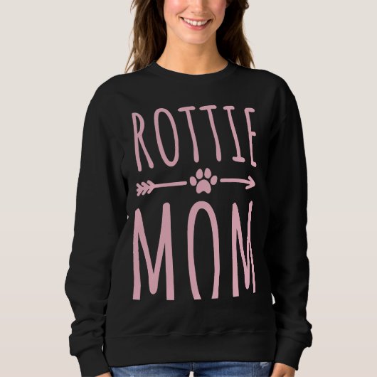 Rottweiler Mama Girls Dog Owner Rottie Mama Sweatshirt (Vorderseite)