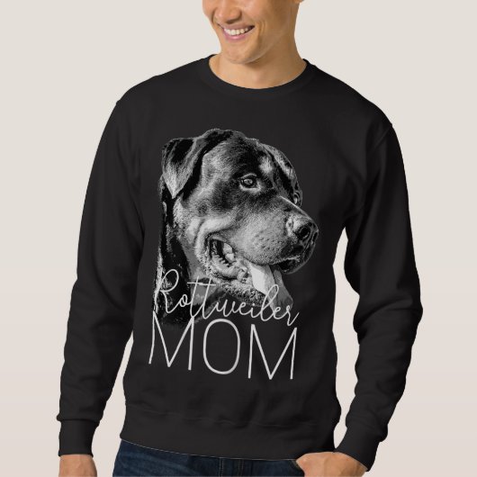 Rottweiler-Mama - Hund Sweatshirt (Vorderseite)