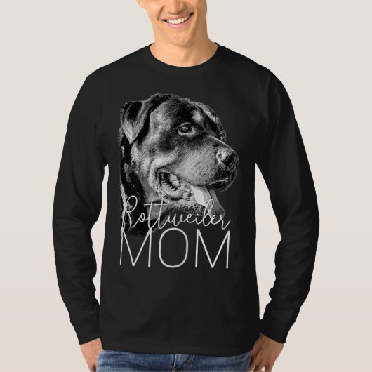 Rottweiler-Mama - Hund T-Shirt (Vorderseite)
