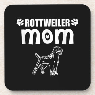Rottweiler Mama I Dog Mama Eigentümer Geschenk Getränkeuntersetzer