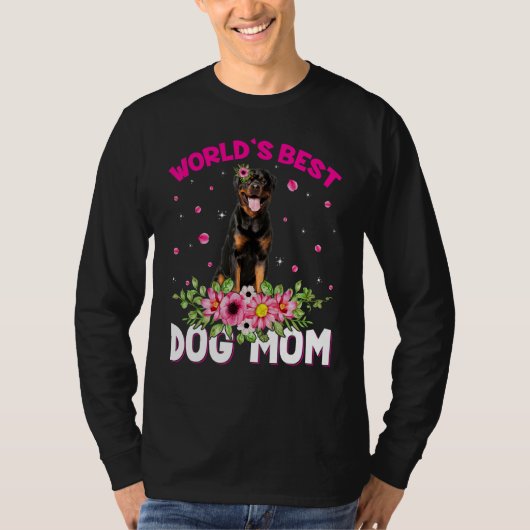 Rottweiler Mama Muttertag T-Shirt (Vorderseite)