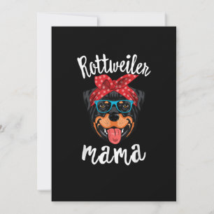 rottweiler mama puppy mom dog mama lover gift ankündigung