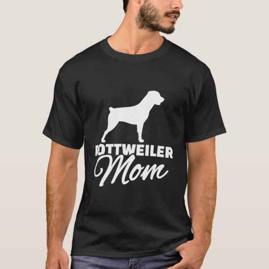 Rottweiler-Mama T-Shirt (Vorderseite)