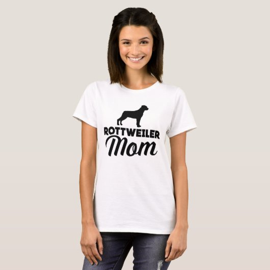 Rottweiler Mama T-Shirt (Vorne ganz)