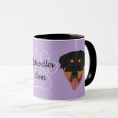 Rottweiler-Mama Tasse (VorderseiteRechts)