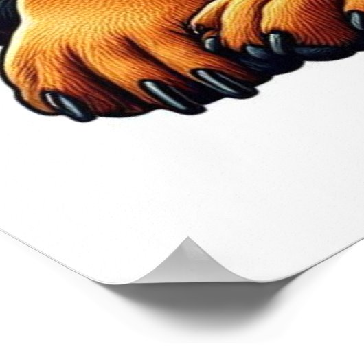 Rottweiler Mama und Welpe 04 5000X Poster (Ecke)