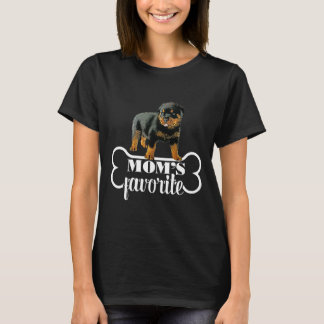 Rottweiler Mamas Liebling Niedlich Funny T-Shirt