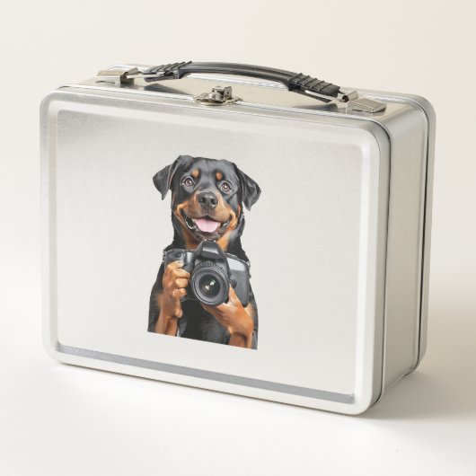 Rottweiler metall brotdose (Vorderseite)
