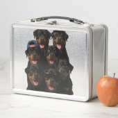 Rottweiler Metall Brotdose (Beispiel)
