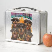 Rottweiler Metall Brotdose (Beispiel)