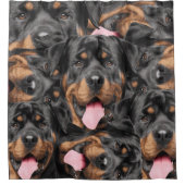 Rottweiler - Metzgerhund Duschvorhang (Vorderseite)