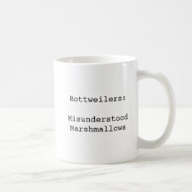 Rottweiler: Missverstandene Marshmallows-Tasse