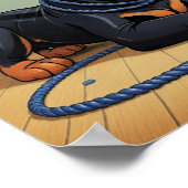 Rottweiler mit Spielzeugplakat Poster (Ecke)