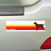 Rottweiler mit Streifen-Autoaufkleber Autoaufkleber (Auf Auto)