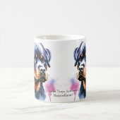 Rottweiler Modern Kaffeetasse (Mittel)