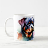 Rottweiler Modern Kaffeetasse (Links)