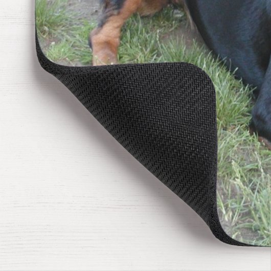 Rottweiler Mousepad (Ecke)