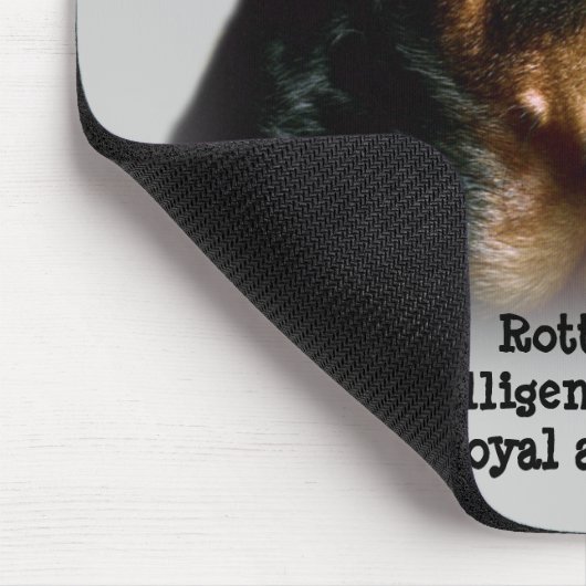 Rottweiler Mousepad (Ecke)