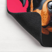 Rottweiler Mousepad (Ecke)