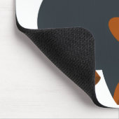 Rottweiler Mousepad, Cartoon für niedliches Gambol Mousepad (Ecke)