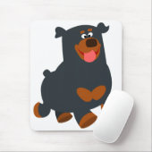 Rottweiler Mousepad, Cartoon für niedliches Gambol Mousepad (Mit Mouse)