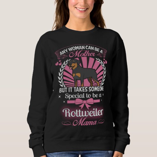 Rottweiler Mutter Sweatshirt (Vorderseite)