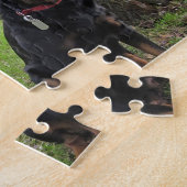 Rottweiler Mutter-und Tochter-Puzzlespiel Puzzle (Seite)