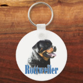 Rottweiler Name Schlüsselanhänger (Rückseite)