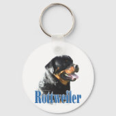 Rottweiler Name Schlüsselanhänger (Rückseite)