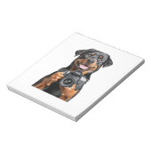 Rottweiler notizblock (Rotiert)