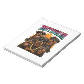 Rottweiler notizblock (Rotiert)