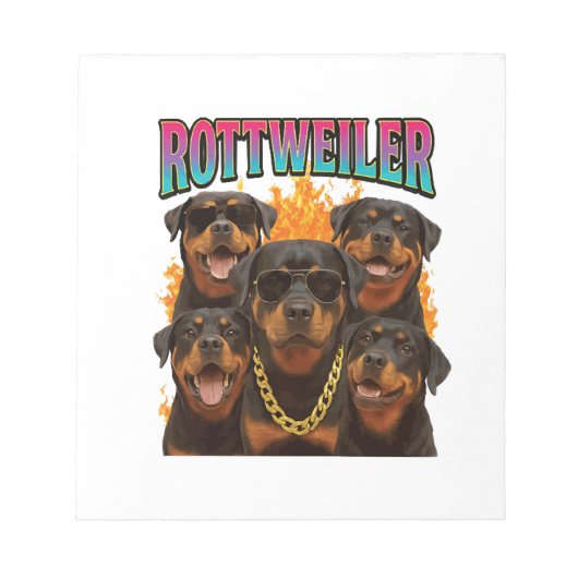 Rottweiler notizblock (Vorderseite)