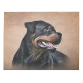 Rottweiler Notizblock (Vorderseite)