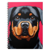 Rottweiler Notizblock (Vorderseite)