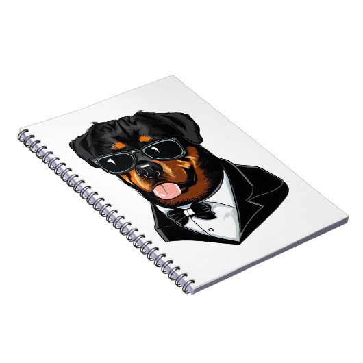 Rottweiler Notizblock (Rechte Seite)