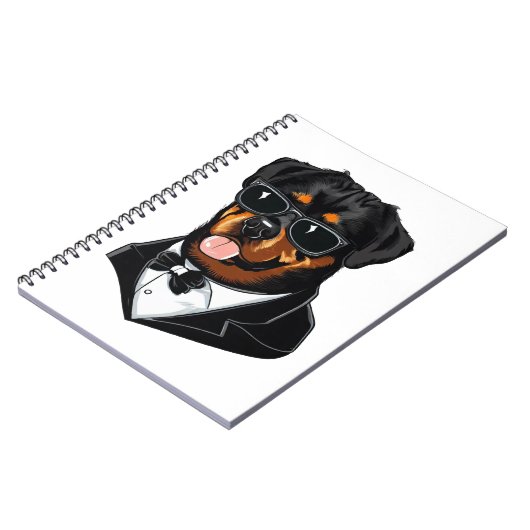 Rottweiler Notizblock (Linke Seite)