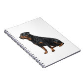 Rottweiler Notizblock (Rechte Seite)