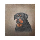 Rottweiler Notizblock (Vorderseite)