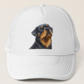 Rottweiler oder Rotti Hund Truckerkappe (Vorderseite)